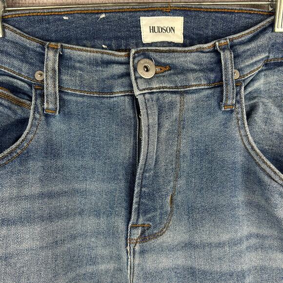 Hudson Jeans Mens Blue Denim Slim Fit Jeans - Picture 3 of 9